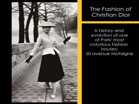 dior presentation slideshare|Dior a history.